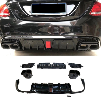 MERCEDES W205 C SERISI IÇIN BRS DIFUZOR &amp; EGZOZ SETI